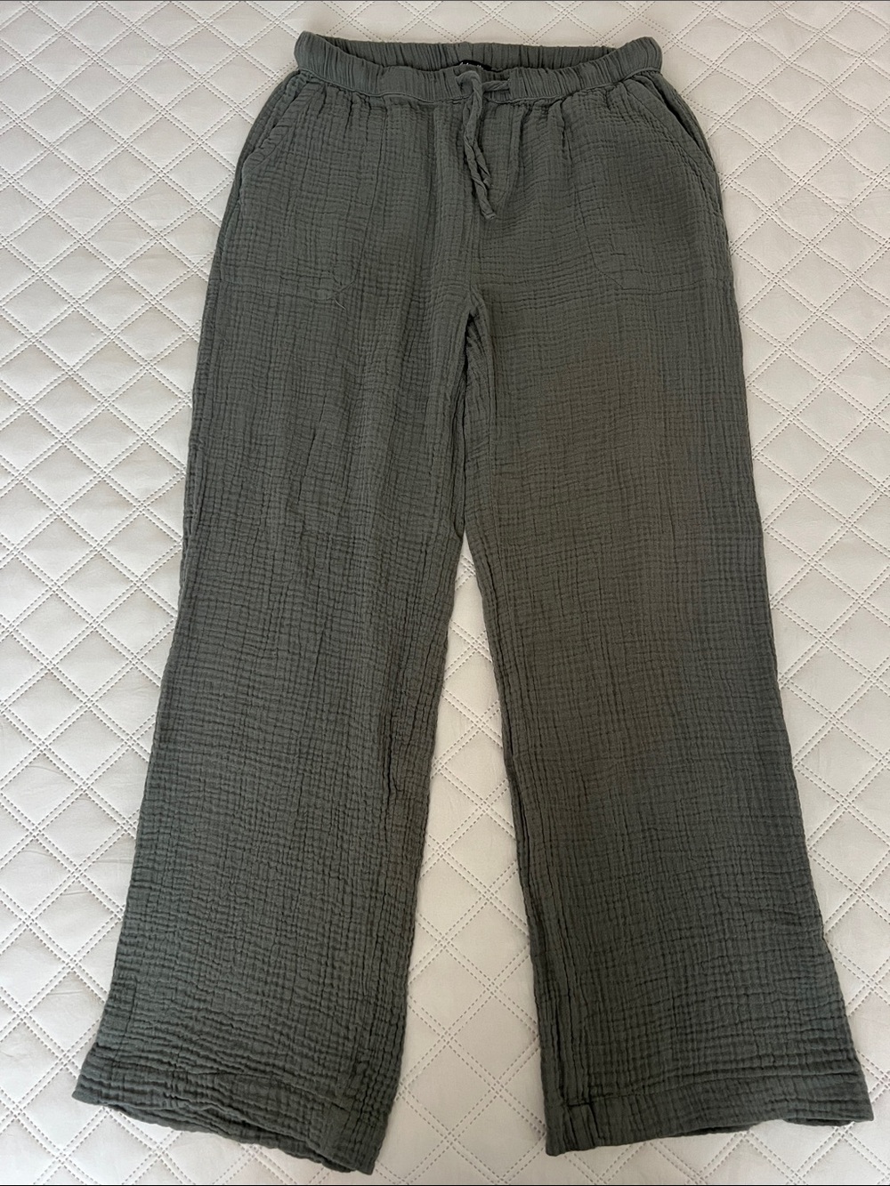 Splendid Women’s Olive Drawstring Relaxed Joggerso